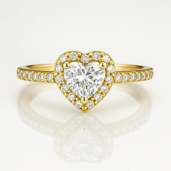 "Golden Heart" Ring